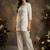Women Ethnic Motifs Embroidered Regular Thread Work Pure Cotton Kurti with Trousers