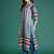 Striped Pure Cotton Kurta With Trousers & Dupatta