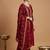 Women Ethnic Motifs Embroidered Regular Kurta with Trousers & With Dupatta