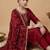 Women Ethnic Motifs Embroidered Regular Kurta with Trousers & With Dupatta