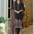 Ethnic Motifs Embroidered Regular Thread Work Kurta with Trousers & With Dupatta