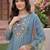 Women Floral Embroidered Regular Thread Work Liva Kurta with Trousers & With Dupatta