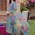 Women Floral Embroidered Regular Thread Work Liva Kurta with Trousers & With Dupatta