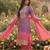 Women Ethnic Motifs Printed Regular Thread Work Kurta with Trousers & With Dupatta