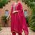 Women Ethnic Motifs Printed Regular Thread Work Kurta With Trousers & Dupatta