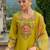 Women Floral Embroidered Regular Thread Work Kurta And Trousers With Dupatta