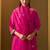 Women Floral Embroidered Thread Work Kurta With Trousers & With Dupatta