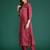 Floral Embroidered Kurta with Trousers & With Dupatta