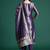 Women Ethnic Motifs Jacquard Zari Kurta with Trousers & With Dupatta