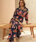 Women Floral Printed Regular Kurta with Palazzos