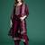 Ethnic Motifs Embroidered Sequinned Kurta with Trousers & With Dupatta