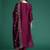 Ethnic Motifs Embroidered Sequinned Kurta with Trousers & With Dupatta