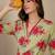 Women Floral Printed Regular Mirror Work Pure Cotton Kurta with Trousers