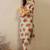 Women Floral Printed Regular Mirror Work Pure Cotton Kurta with Trousers