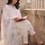 Women Floral Regular Thread Work Kurta with Trousers & With Dupatta