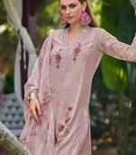 Women Floral Embroidered Regular Thread Work Kurta with Trousers & With Dupatta