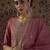 Ethnic Motifs Embroidered Notch Neck Zari Kurta With Palazzos & Dupatta