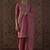 Ethnic Motifs Embroidered Notch Neck Zari Kurta With Palazzos & Dupatta