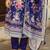 Women Floral Printed Regular Beads & Stones Kurta with Trousers & Dupatta