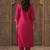 Women Ethnic Motifs Embroidered Regular Chanderi Cotton Kurta with Trousers & With Dupatta