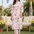 Women Floral Printed Regular Pure Cotton Kurta with Trousers