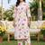 Women Floral Printed Regular Pure Cotton Kurta with Trousers