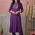 Women Yoke Design Regular Sequinned Kurta with Trousers