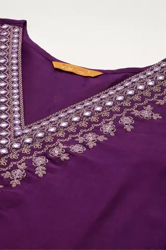 Women Ethnic Motifs Embroidered Kurta with Trousers & Dupatta