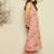 Women Floral Printed Pure Cotton A-Line Kurta with Trouser