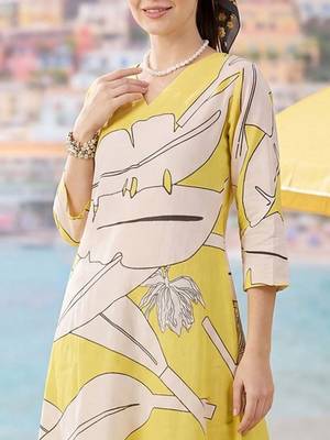 Women Printed Regular Pure Cotton Kurta with Trousers 2