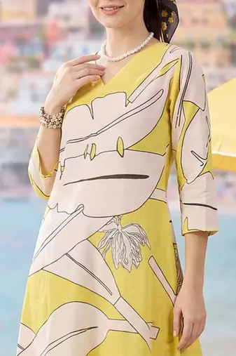 Women Printed Regular Pure Cotton Kurta with Trousers