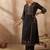 Women Ethnic Motifs Embroidered Pleated Sequinned Pure Cotton Kurta with Trousers
