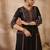 Women Ethnic Motifs Embroidered Pleated Sequinned Pure Cotton Kurta with Trousers