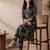 Women Floral Printed Regular Pure Cotton Kurta with Trousers