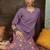 Floral Printed Notch Neck Pure Cotton Straight Kurta With Trousers