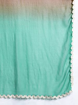 Printed Regular Beads and Stones Pure Cotton Kurta with Trousers & Dupatta 4