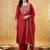 Women Ethnic Motifs Embroidered Regular Liva Kurta with Palazzos & With Dupatta