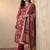 Women Floral Printed Angrakha Pure Cotton Kurta with Trousers & With Dupatta