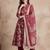 Women Floral Printed Angrakha Pure Cotton Kurta with Trousers & With Dupatta