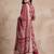Women Floral Printed Angrakha Pure Cotton Kurta with Trousers & With Dupatta