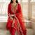 Women Ethnic Motifs Embroidered Regular Thread Work Liva Kurta with Trousers & With Dupatta