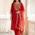 Women Ethnic Motifs Embroidered Regular Thread Work Liva Kurta with Trousers & With Dupatta