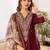 Women Ethnic Motifs Embroidered Regular Thread Work Kurta with Palazzos & With Dupatta