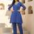 Women Ethnic Motifs Printed Regular Thread Work Kurti with Trousers