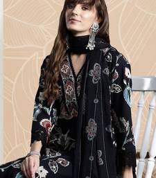 Women Floral Printed Regular Pure Cotton Kurta with Trousers & With Dupatta