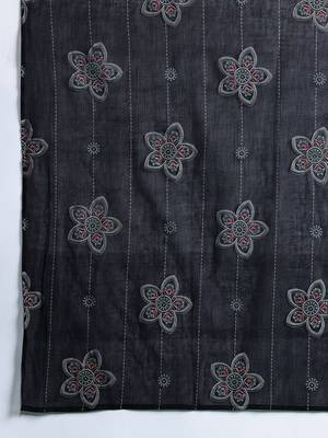 Women Floral Printed Regular Pure Cotton Kurta with Trousers & With Dupatta 5