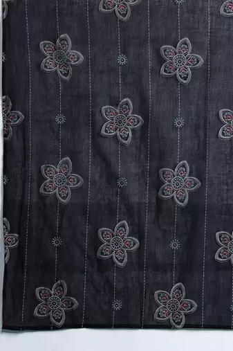 Women Floral Printed Regular Pure Cotton Kurta with Trousers & With Dupatta
