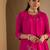 Women Floral Printed A-Line Kurta with Trousers