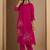 Women Floral Printed A-Line Kurta with Trousers