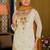 Women Paisley Embroidered Regular Beads and Stones Kurta with Palazzos & With Dupatta